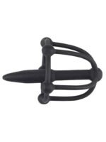 Penisplug - Dilator med glansbur - Silikon - Bilde 2