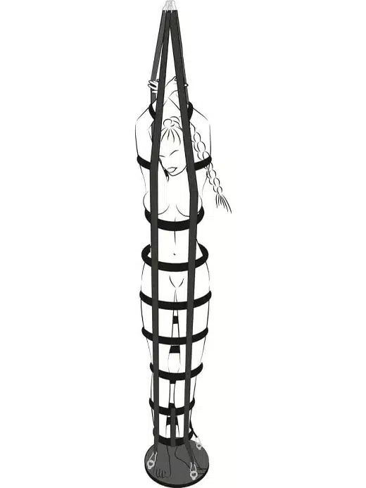 05558190000-badkitty-07 Bad Kitty - Hanging strap cage - Hengende bondagebur - Bilde 1