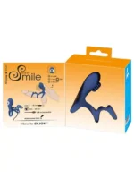 Sweet Smile - Vibrerende Penissleeve - Blå - Bilde 8