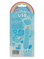 Unihorn - USB vibrator enhjørning - Blå - Bilde 6