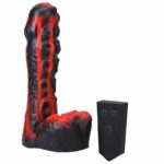 Tendril Thruster - Mini Fuck Machine - Thrusting dildo - Rød/sort Tentakkel