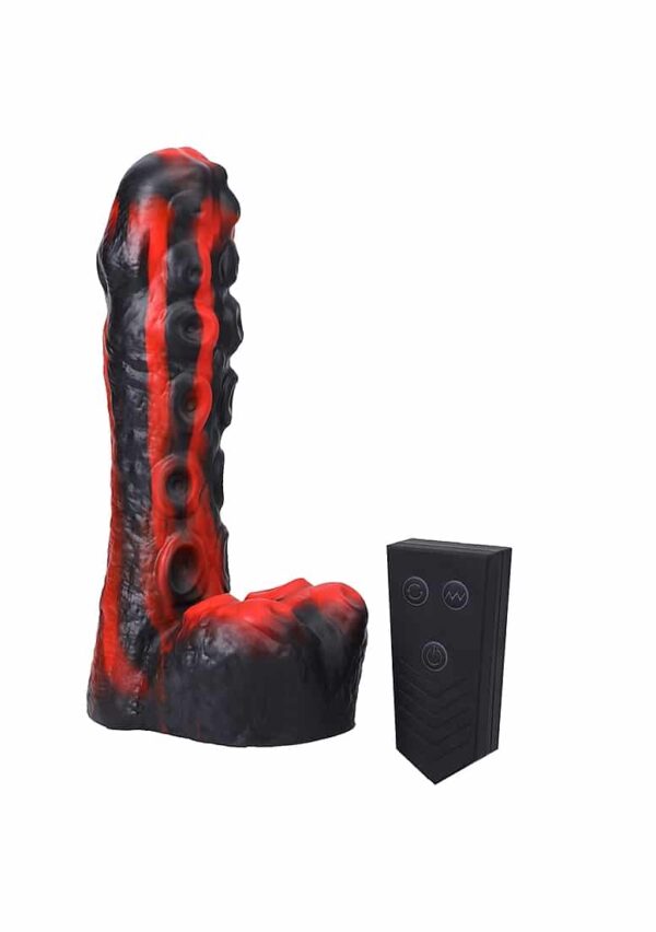 Tendril Thruster - Mini Fuck Machine - Thrusting dildo - Rød/sort Tentakkel