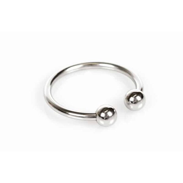Horse Shoe Glans Ring - Penishodering med Kuler - 28 mm