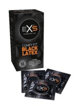 EXS - Black Latex - 12 pk kondomer - Sort