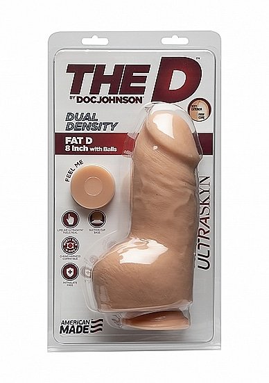 The D - Fat D + Balls - Ultraskyn dildo