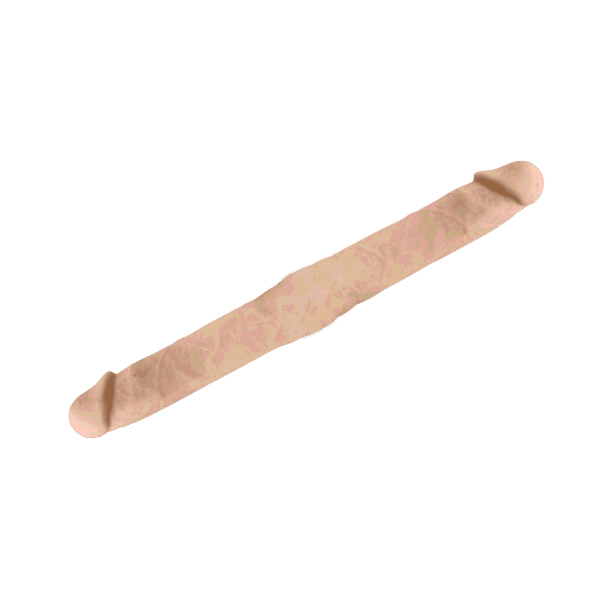 Woomy - Knock-Knock - dobbeldildo - lys hudfarge