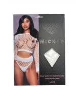Be Wicked - Play With Me Bodystocking - Hvit - Bilde 3