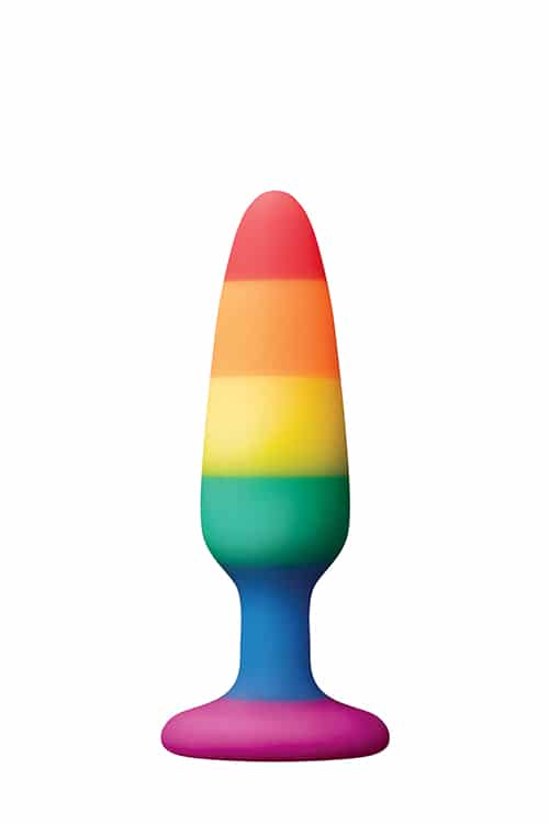 Dream toys - COLOURFUL LOVE - Buttplug regnbue - Small Dream toys - COLOURFUL LOVE - Buttplug regnbue - Small