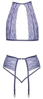 Kissable - Undertøysett med overdel og hofteholder - Lavendel