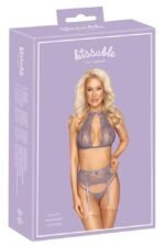 Kissable - Undertøysett med overdel og hofteholder - Lavendel