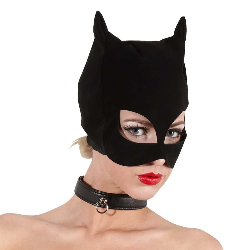 Bad Kitty - Cat Mask med åpne øyne - Sort Bad Kitty - Cat Mask med åpne øyne - Sort