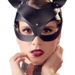Bad Kitty - Cat Mask i fauxlær - Sort
