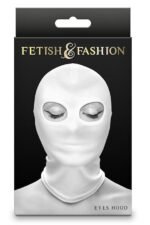 Fetish & Fashion - Bondage maske med åpning for øyne - Hvit - Bilde 2