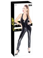 Black Level - Lakk Jumpsuit - Sort - Bilde 3