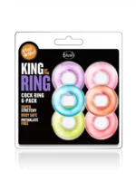 Play With Me - King of the ring - 6pk penisringer - Bilde 6