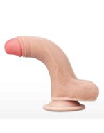 Lovetoy - 7" Sliding Skin Dildo - Lys Hudfarge