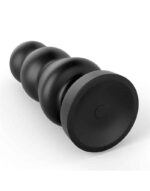 LoveToy - King Size Vibrating Anal Rigger 7,8" / 19,8 cm - sort