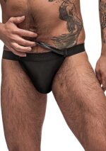 MALE POWER - Grip & Rip - Rip off truse  - Svart