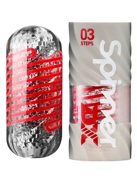 50060660000_tenga-spinner-dx-red-roed-03 Tenga Spinner DX - Steps 03 - Rød - Bilde 1