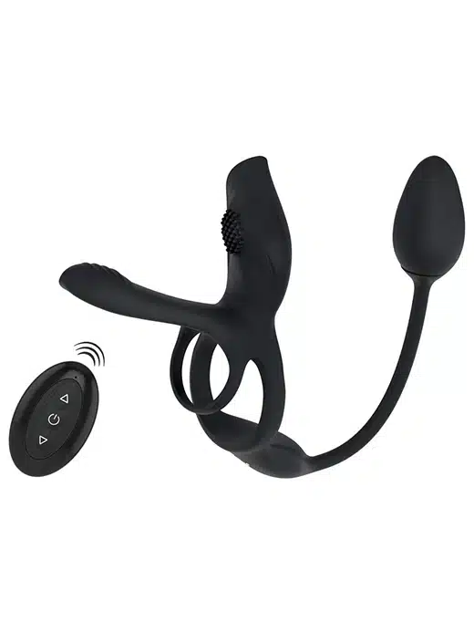 54033160000-couples-choise-penisrig-prostata-p-punkt-anal-ring-cockring_2 Couples Choice - Penisring med prostatastimulator og fjernkontroll - Bilde 1