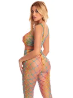 Pink Lipstick - Rainbow Stockings - One Size - Bilde 6