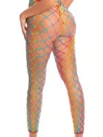 Pink Lipstick - Rainbow Stockings - Queen Size - Bilde 9