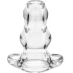 Perfect Fit - Double Tunnel Buttplug, X-Large, Transparent