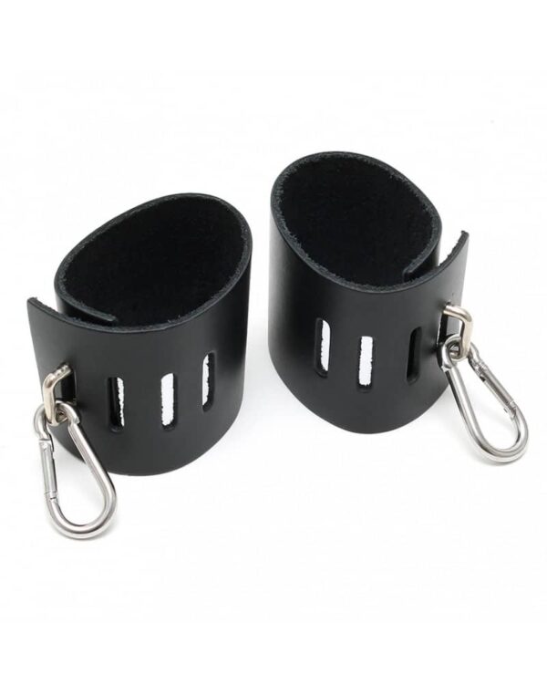 Rimba - Enkle håndcuffs med karabinkrok, sort