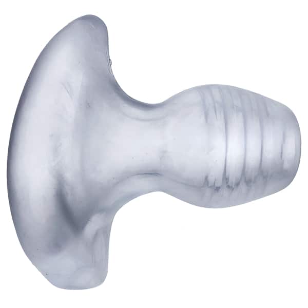 Oxballs - Glowhole-1 Fuckplug - Tunnelplug med Led - Clear frost - S Oxballs - Glowhole-1 Fuckplug - Tunnelplug med Led - Clear frost - S