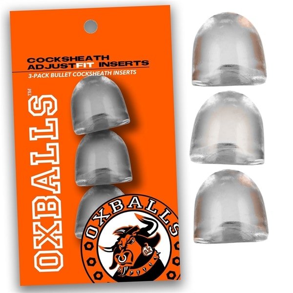 Oxballs ADJUSTFIT INSERT - 3 pk tilbehør - Transparent Oxballs ADJUSTFIT INSERT - 3 pk tilbehør - Transparent