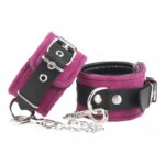 Rimba - Håndcuffs i lær - Rosa