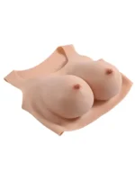 GENDER X - Breast Plate E-Cup - Bryst protese - Lys hudfarge - Bilde 4