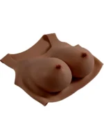 GENDER X - Breast Plate E-Cup - Bryst protese - Mørk hudfarge - Bilde 12