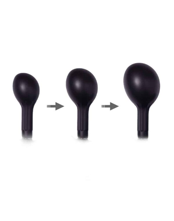 Rimba - Oppblåsbar Analplug med ballpumpe