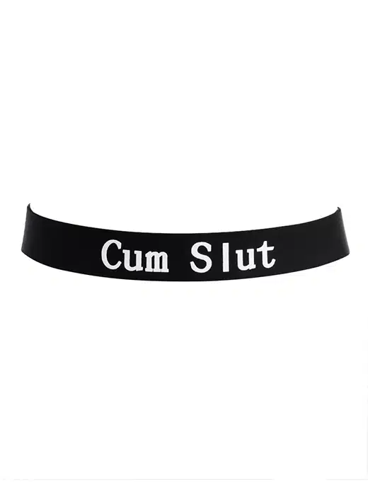 9176-Collar-silikon-cum-slut_6 Rimba - Collar i silikon - Cum Slut - Bilde 1