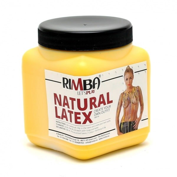 Rimba - Flytende Latex - Gul 500ml Rimba - Flytende Latex - Gul 500ml