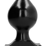 All Black - Dråpeformet Buttplug med solid base 