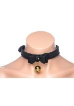 Master Series - Kitty collar med bjelle - svart