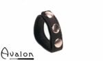Avalon - HILT - Enkel Penisring i Lær - Svart