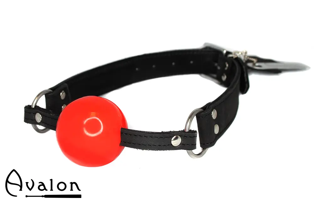 AVA0225_gag_rødball_01_mLogo Avalon - QUIET - Gag med Rød Ball 40 mm - Bilde 1