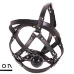 Avalon - TRAPPED - Hodeharness i lær med gag
