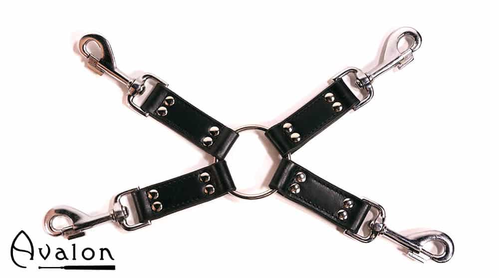 Avalon - RITUAL - Hog-tie-sett med 4 deler - Sort Avalon - RITUAL - Hog-tie-sett med 4 deler - Sort
