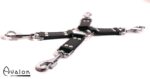 Avalon - RITUAL - Hog-tie-sett med 4 deler - Sort