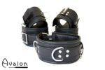 Avalon - EXILE - Cuffs og Collar sett Svart