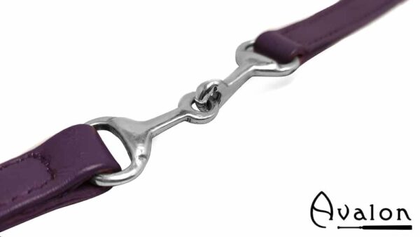 Avalon - Bit - Lilla Collar med sølvfarget bitt