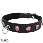Avalon - DEVOTION - Collar med Rosa runde Stener og O-ring