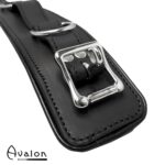 Avalon - ALCHEMY - Polstrede Fotcuffs - Sort