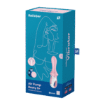 Satisfyer - Pump Booty 5+ Connect App - Oppblåsbar Analvibrator Rosa