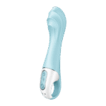 Satisfyer - Pump vibrator 5+ Connect App - Oppblåsbar G-punkts vibrator Blå
