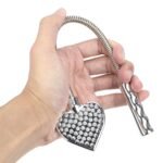 BQS - Metall Ridepisk med Hjerte